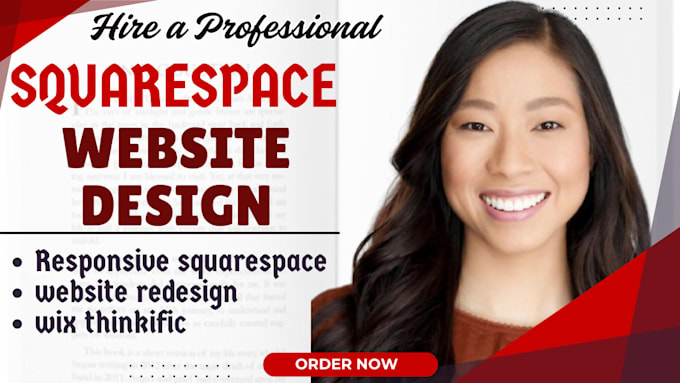 Bestseller - do modern squarespace website design or redesign, website development