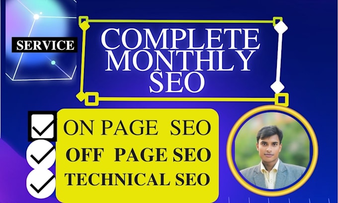 Gig Preview - Do complete monthly SEO service with increase your ranking