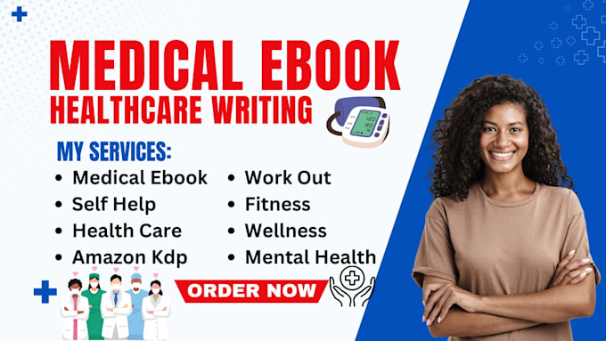 Gig Preview - Ghostwrite your health care medical fitness self help wellness nutrition ebook