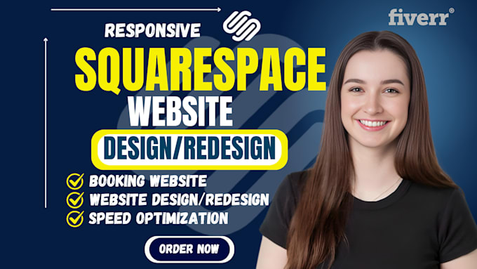 Gig Preview - Build squarespace website, design or redesign squarespace website development