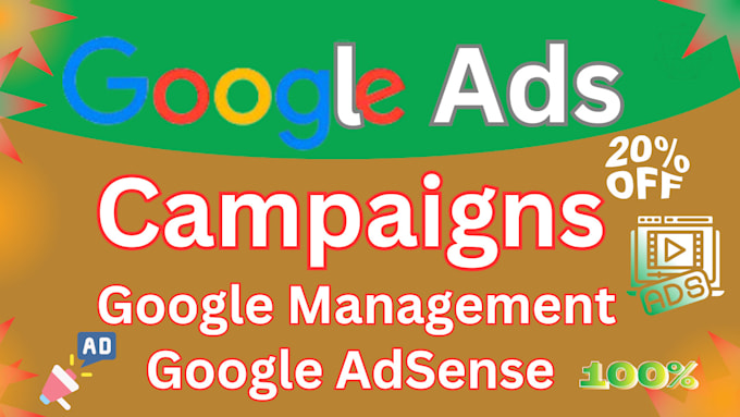 Gig Preview - Setup and manage high performance google ads campaign PPC