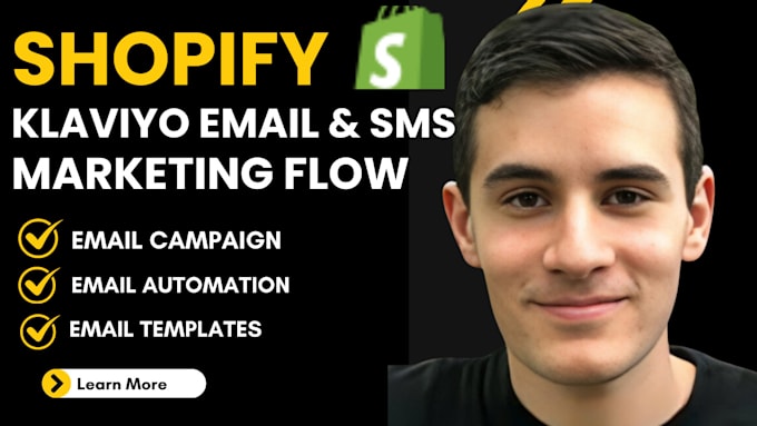 Gig Preview - Setup advanced klaviyo email marketing flows for your shopify ecommerce