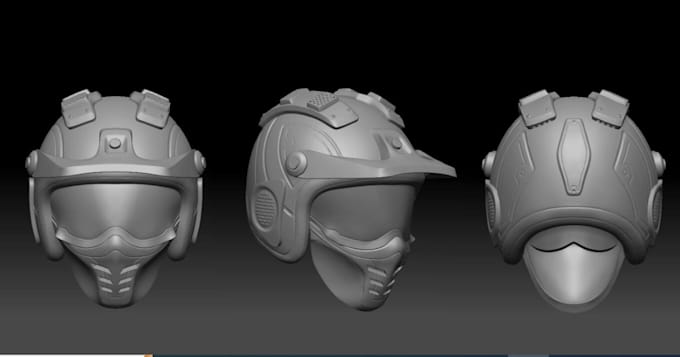 Gig Preview - Design 3d miniature helmets,digital 3d action figure props,dnd tabletop 3d print