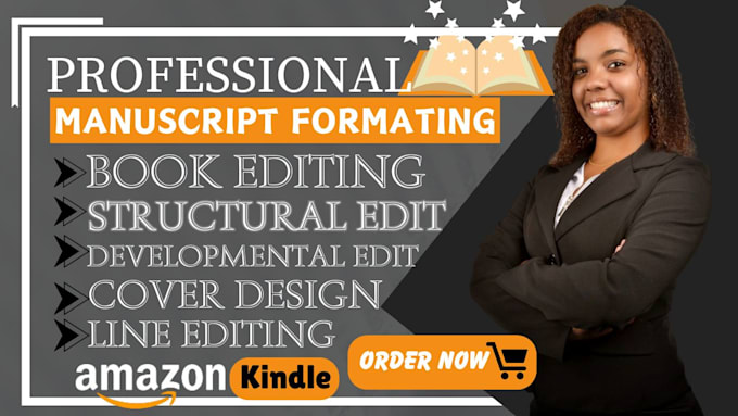 Gig Preview - Do nonfiction paperback manuscript formatting, book layout formatting for amazon