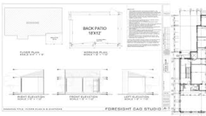 Gig Preview - Draft city permit blueprints, mep, framing plans, foundation, structural drawing