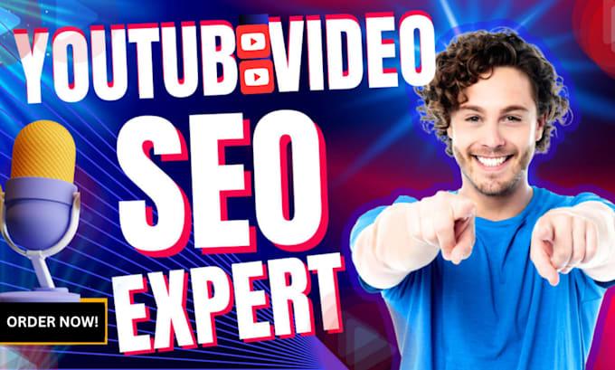 Bestseller - optimize youtube video SEO expert for top video ranking