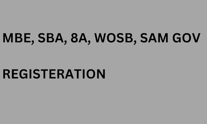 Gig Preview - Help you with mbe certification wbe, sba, wosb, dbe, mwbe 8a