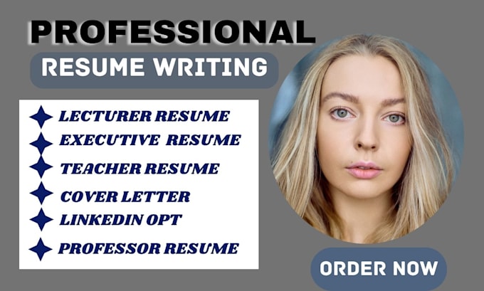 Gig Preview - Write a professor executive adjunct education teacher resume professionally