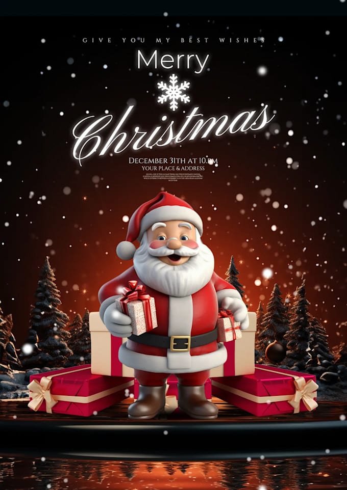 Bestseller - create quality 3d christmas animation 3d christmas card 3d cartoon animation