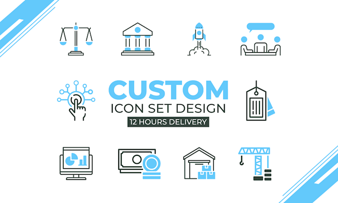 Gig Preview - Create custom flat icon sets and vector icons for web and app