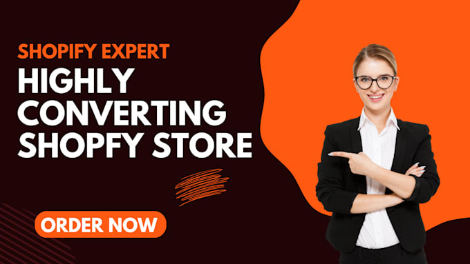 Gig Preview - Design highly converting shopify store ecommerce website