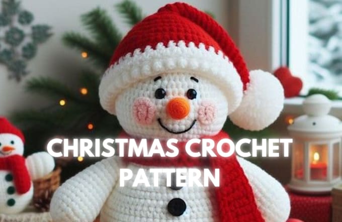 Bestseller - christmas crochet pattern amigurumi crochet pattern for etsy