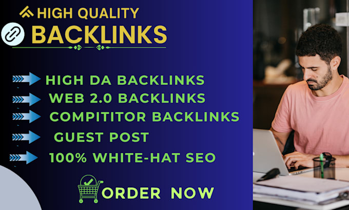 Gig Preview - Increase domain traffic white hat backlinks SEO for rank google