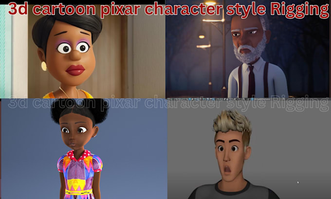 Gig Preview - Do realistic 3d cartoon animation video disney pixar rigged cgi character style