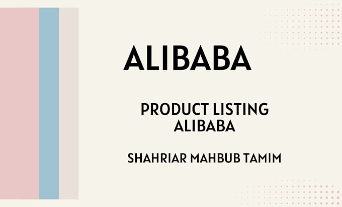 Gig Preview - Do product listing on alibaba