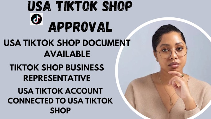 Gig Preview - Create USA tiktok shop for non resident be your business representative llc