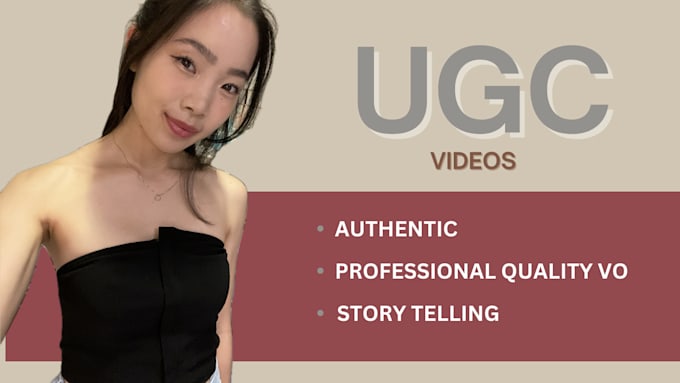 Gig Preview - Create authentic ugc videos for your business w high quality vo