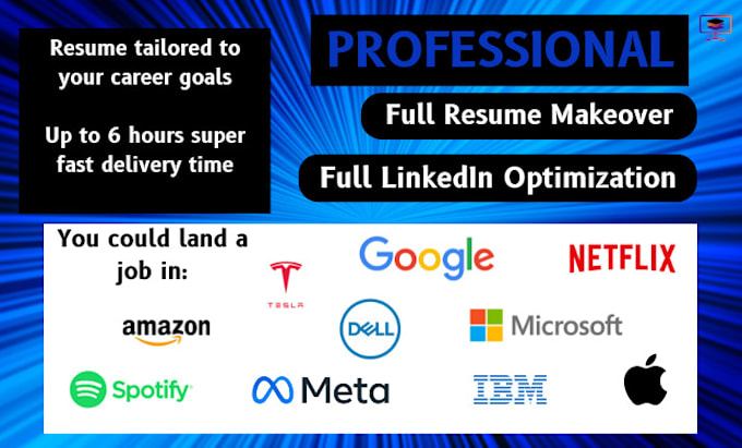 Bestseller - rewrite your tech resume and optimize your  linkedin