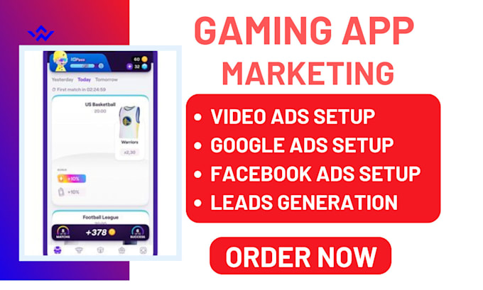 Gig Preview - Do game app marketing game app promotion facebook ads google ads