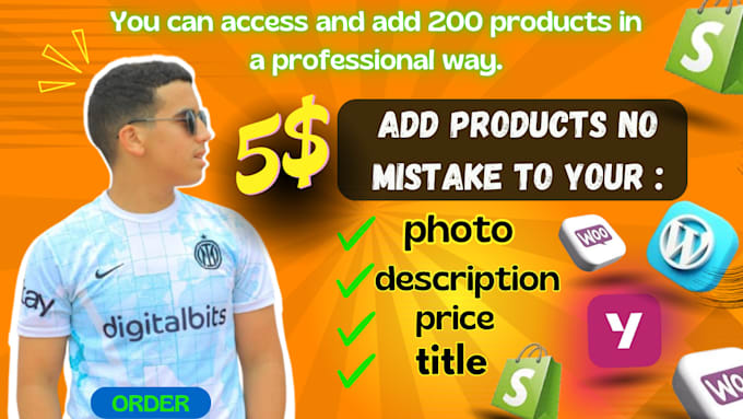 Bestseller - add products to your woocommerce or shopify youcan,store professionally