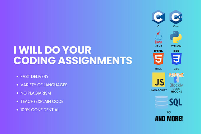 Gig Preview - Do your coding assignments in c, java, python and more