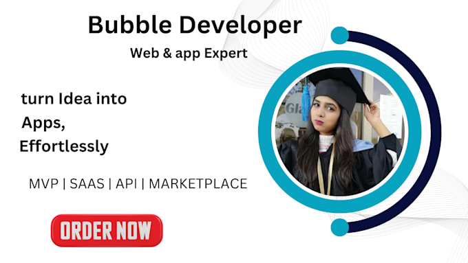 Gig Preview - Do bubble io developer, and website developer, responsive bubble mvp bubble io