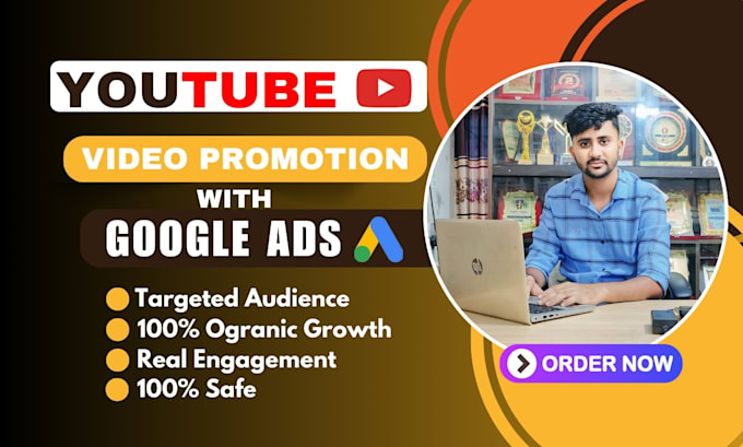 Bestseller - super fast grow youtube video audience organically with google adword