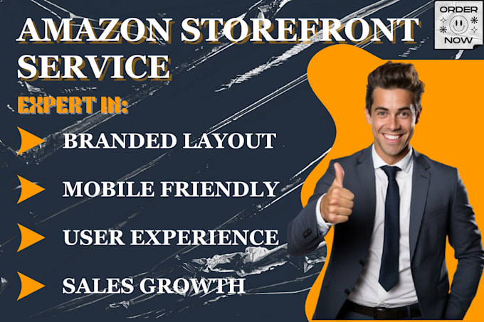 Gig Preview - Design a modern amazon storefront with strategic branding