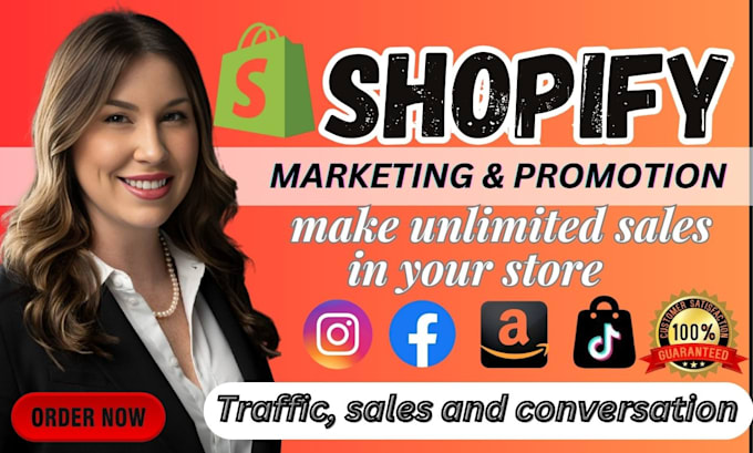 Gig Preview - Do shopify dropshipping marketing, social media marketing, shopify sales klaviyo