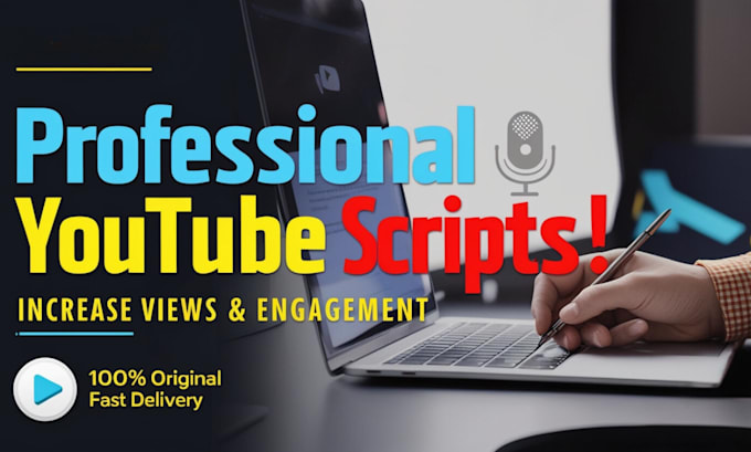 Gig Preview - Craft professional youtube scripts that captivate your audience