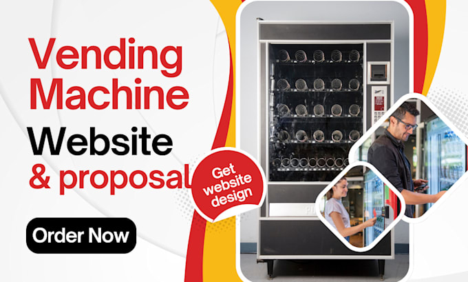 Gig Preview - Build vending machine website, vending machine proposal for vending machine site