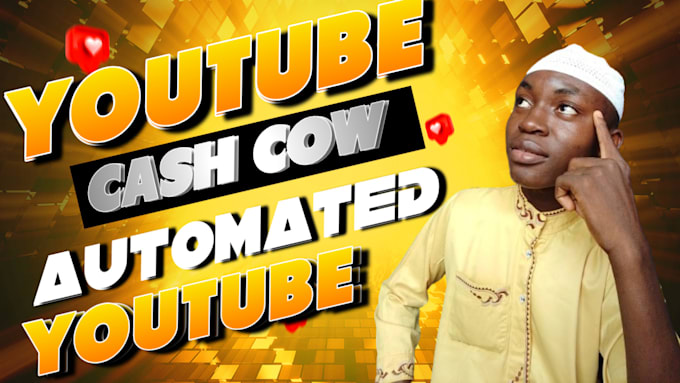 Gig Preview - Do youtube cash cow automation, channel monetization