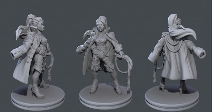 Gig Preview - Import zbrush model for tabletop gaming,fbx action figure bust, digital 3d props