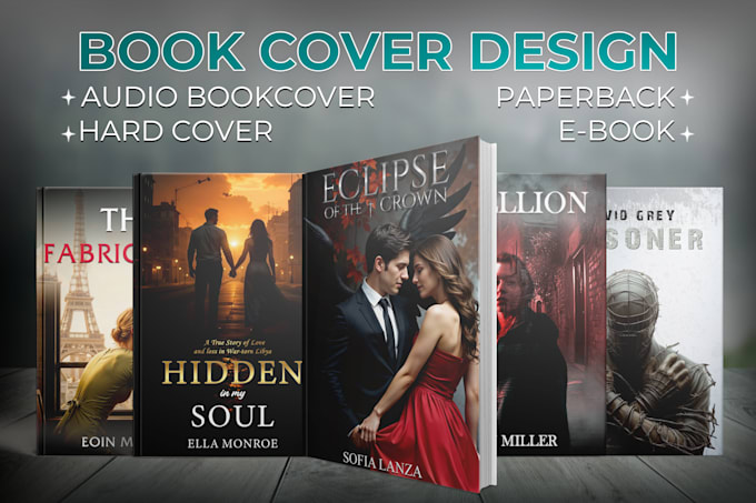 Gig Preview - Design attractive book cover, ebook cover, kdp book cover