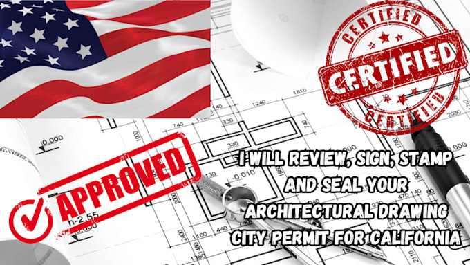 Bestseller - review, sign, stamp and seal architectural plans for city permit in california