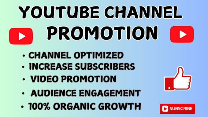 Bestseller - do organic youtube video promotion to gain audience engagement