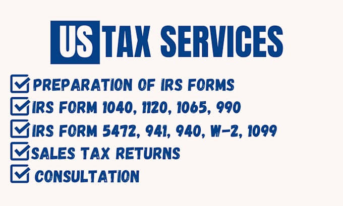 Gig Preview - Prepare and efile US tax form 990, 5472, 1040, 1065, and all schedules