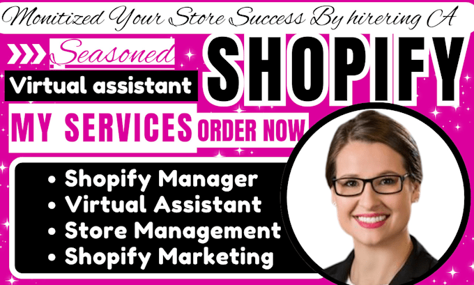 Gig Preview - Shopify store manager, shopify virtual assistant, boost shopify marketing sales