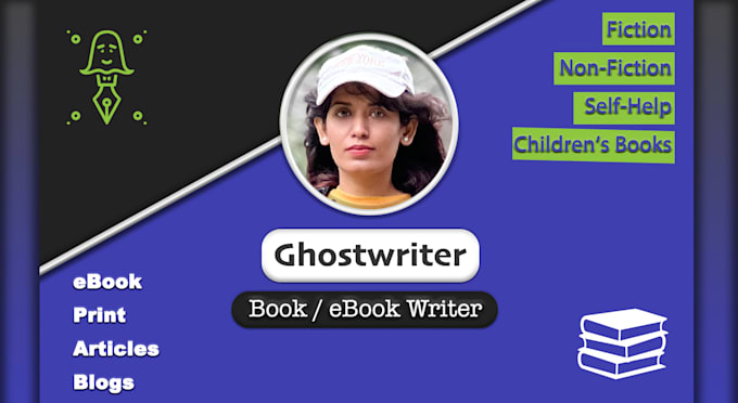 Gig Preview - Be your professional ebook writer and ghostwriter