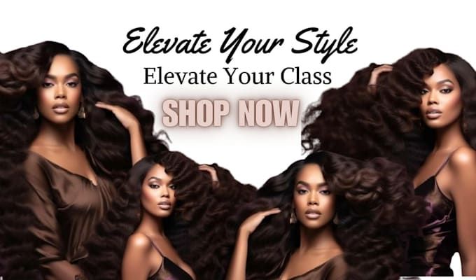 Gig Preview - Build hair extension website hair website hair extension shopify store wix store