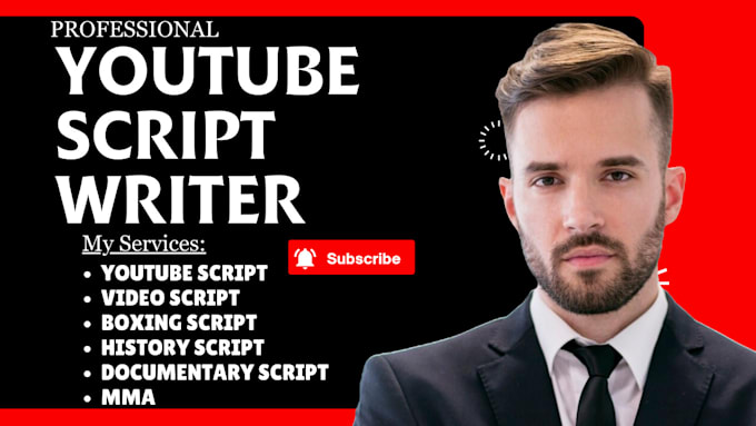 Gig Preview - Write engaging youtube script, boxing, history, documentary, mma, video script