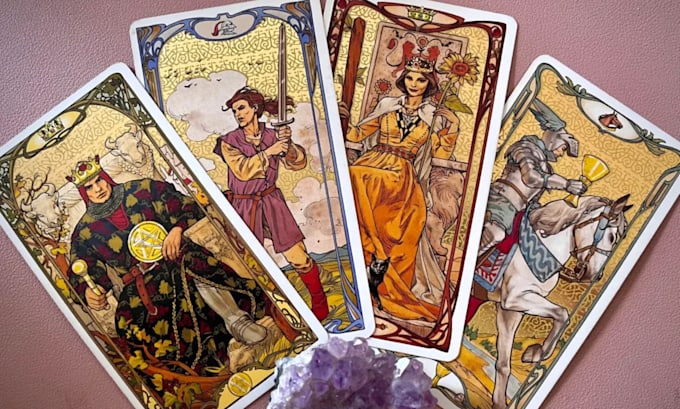 Gig Preview - Illustrate tarot cards, playing cards, retro vintage poster, cover, digital art