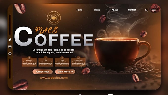 Gig Preview - Design coffee shopify store branded coffee website and product research