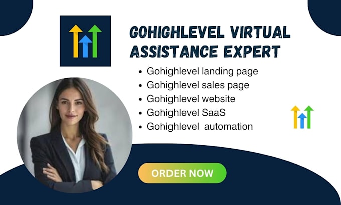 Gig Preview - Be gohighlevel virtual assistance ghl automation ghl agency setup email workflow