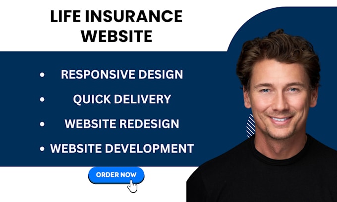 Gig Preview - Design insurance website with lead generation