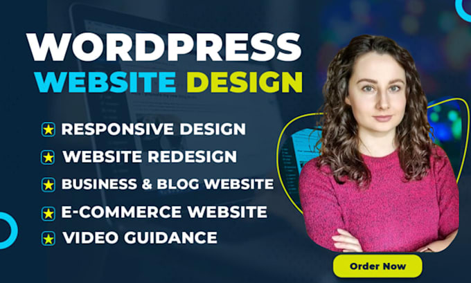 Gig Preview - Build a professional and responsive wordpress site