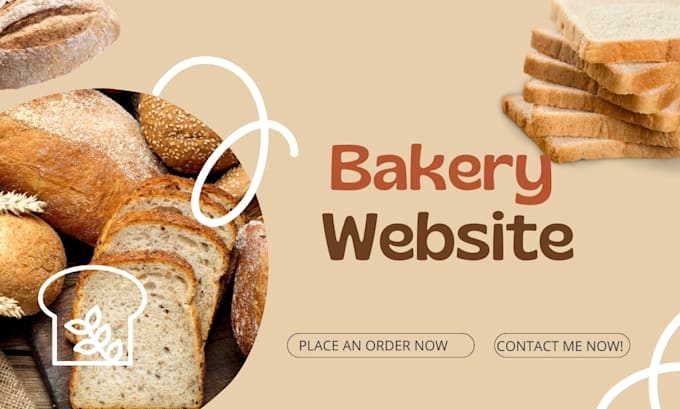 Gig Preview - Design bakery, coffeeshop and restaurant website