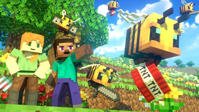 Bestseller - create custom minecraft animation, minecraft cinematic animation for youtube