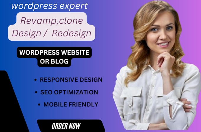 Gig Preview - Duplicate wordpress revamp or edit, update wordpress website,woocommerce store