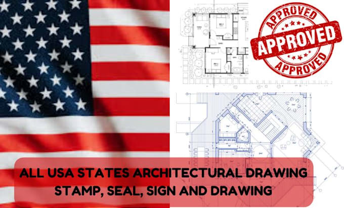 Bestseller - stamp seal sign architectural plans floor plan roof plan mep for city permit